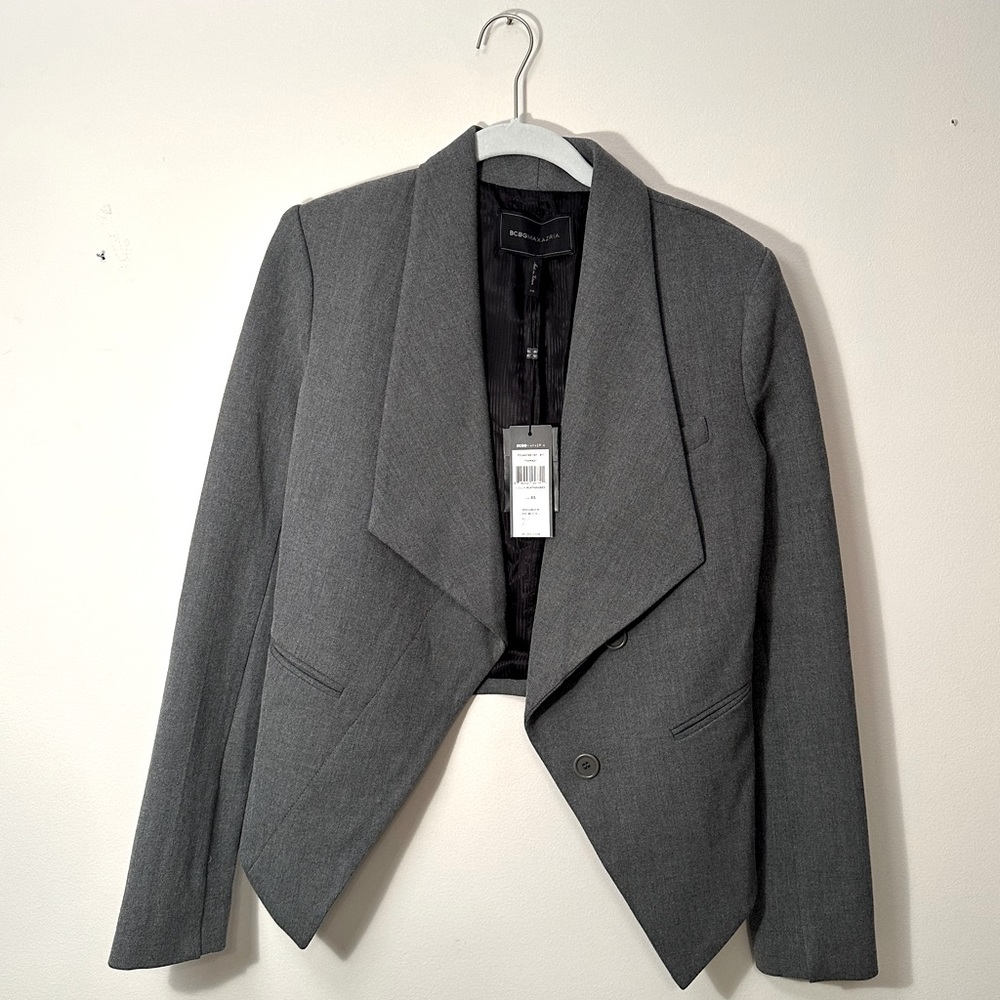 NWT BCBG Tomas Asymmetrical Blazer Sz XS